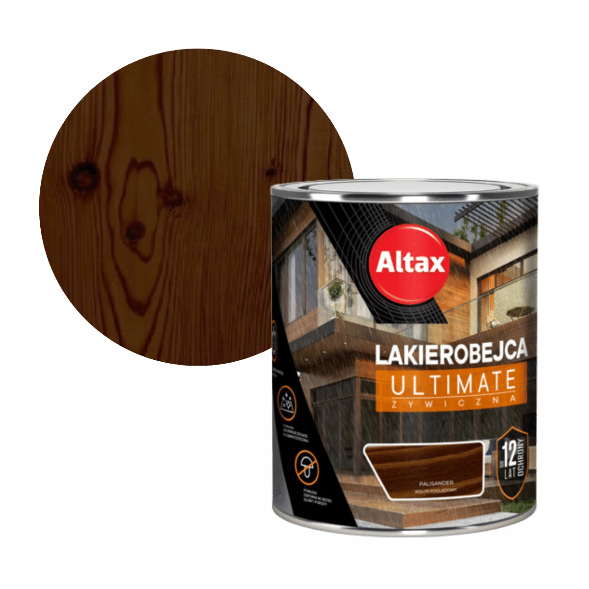 ALTAX LAKIEROBEJCA ULTIMATE ŻYWICZNA 0,75L PALISANDER