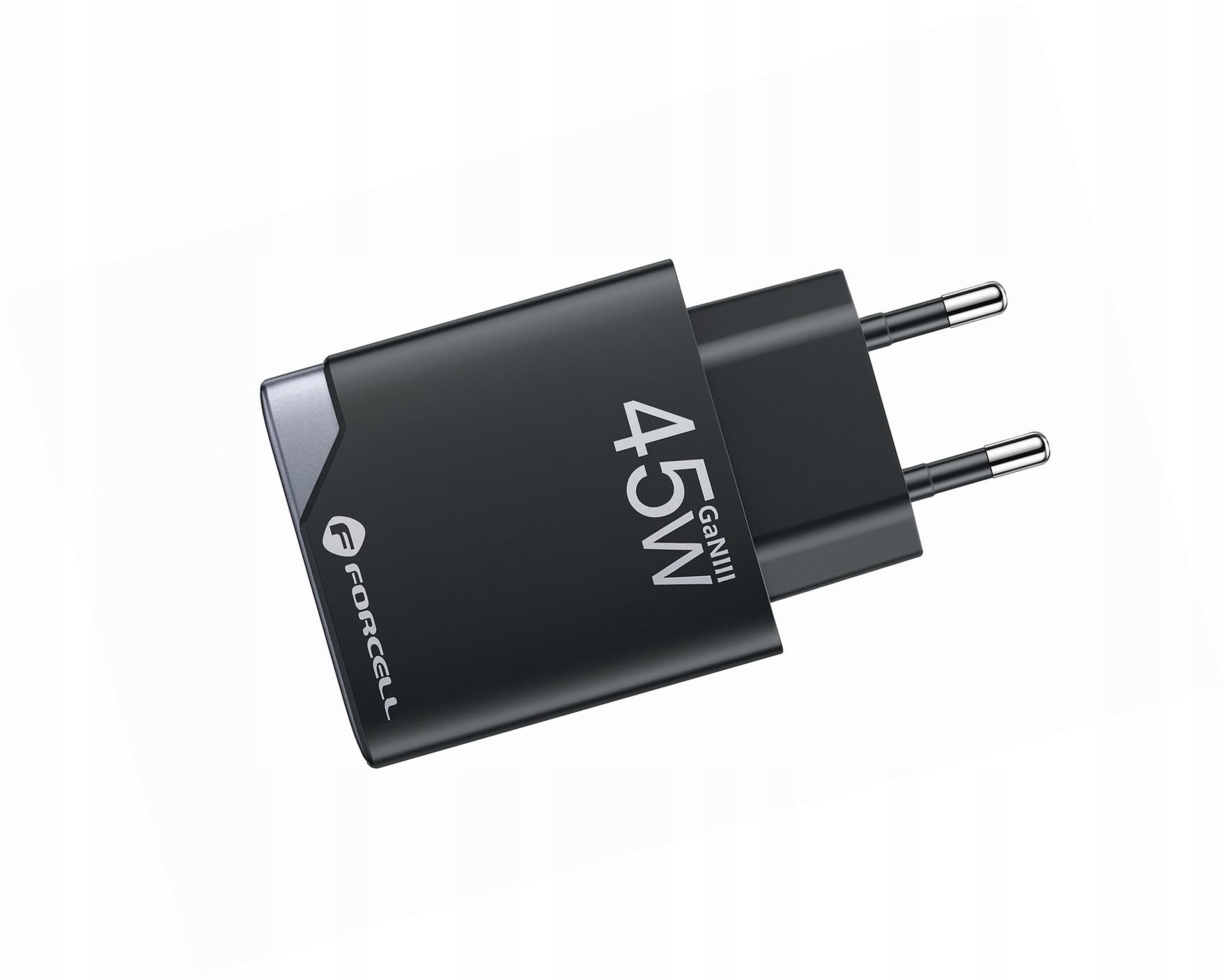 Szybka ładowarka Gan 45W 2 porty kostka do Xiaomi Redmi Note 14 Pro Plus 5G