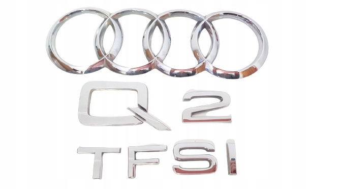 Audi Q2 Tfsi Klapka Znak Emblém Nápis