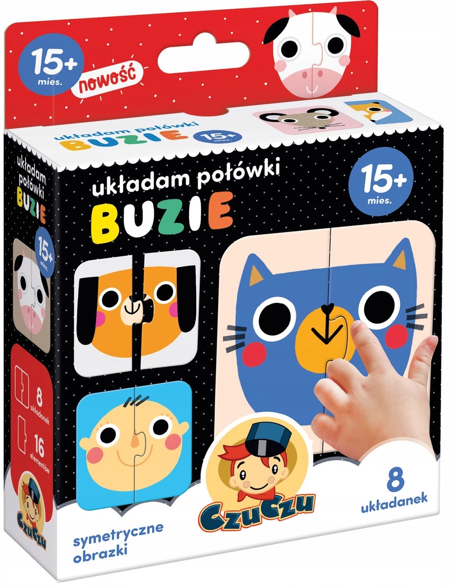 

Czuczu Puzzle Układam Połówki Buzie Układanki 15m+