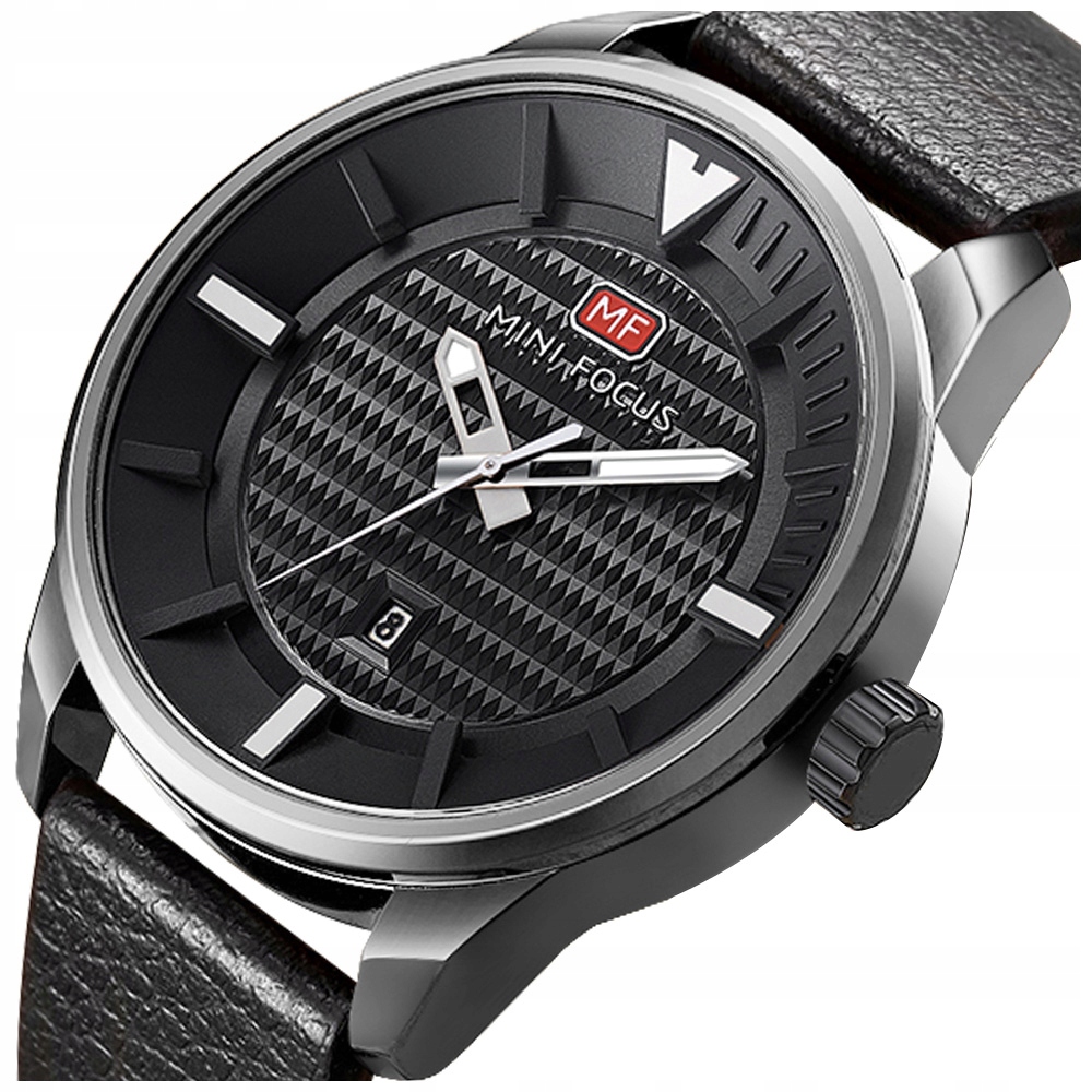 Pánské hodinky Mini Focus analogový pásek datumovka