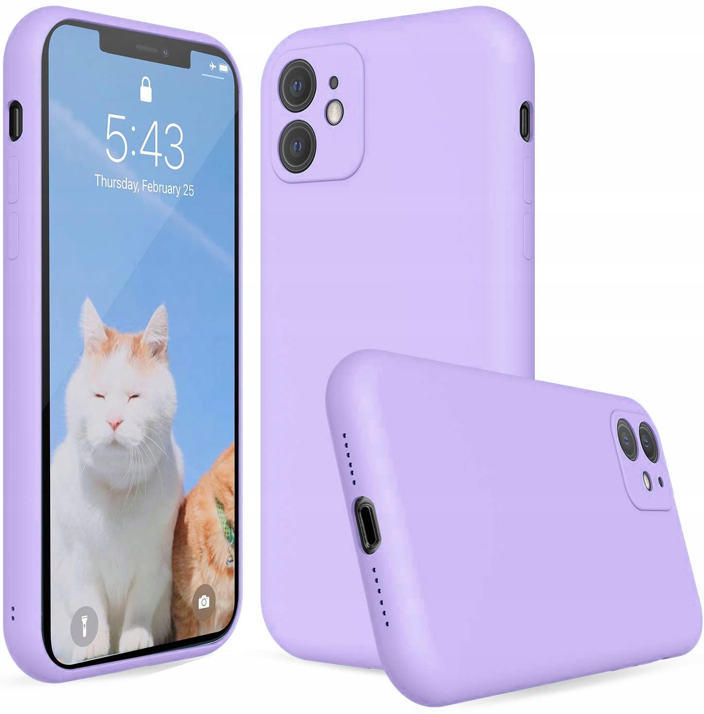 

Etui Lawendowe Liquid do Apple iPhone 11