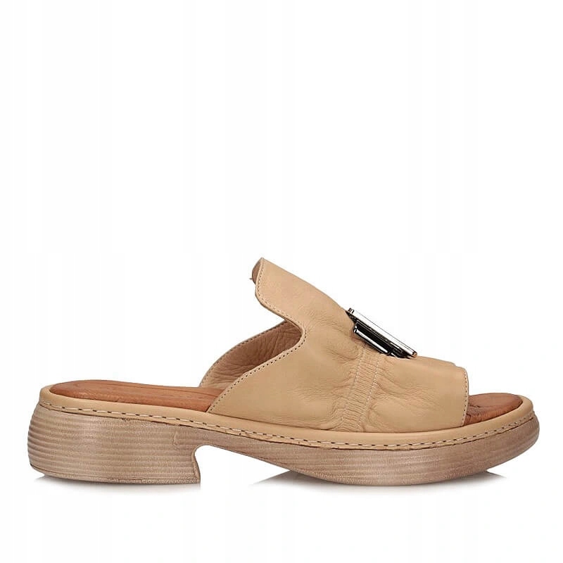 Nazouváky pantofle Boccato 0158.228 T25 B32 Camel Leather hnědé nazouvací