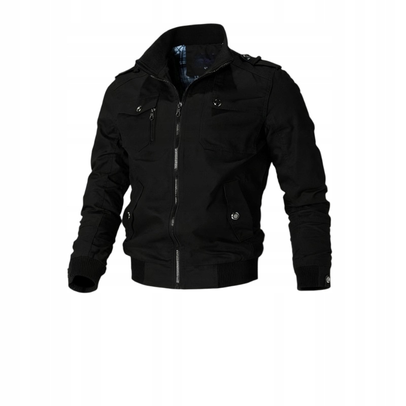 Bunda Bomber Se Stojáčkem A Manžetovými Manžetami