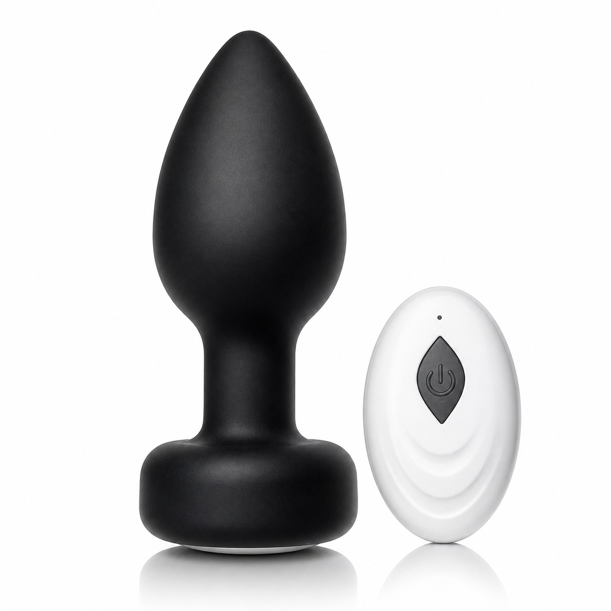Korek Analny Wibrujący Maly z Pilotem Anal Plug 10 Trybów 9 cm x 3,5 cm
