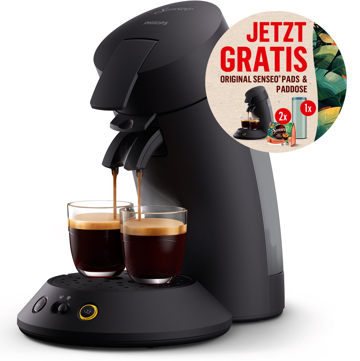 PHILIPS Senseo Ekspres Do Kawy Na Saszetki Wybór Mocy Ekologiczny 0,7L — miniatura 2