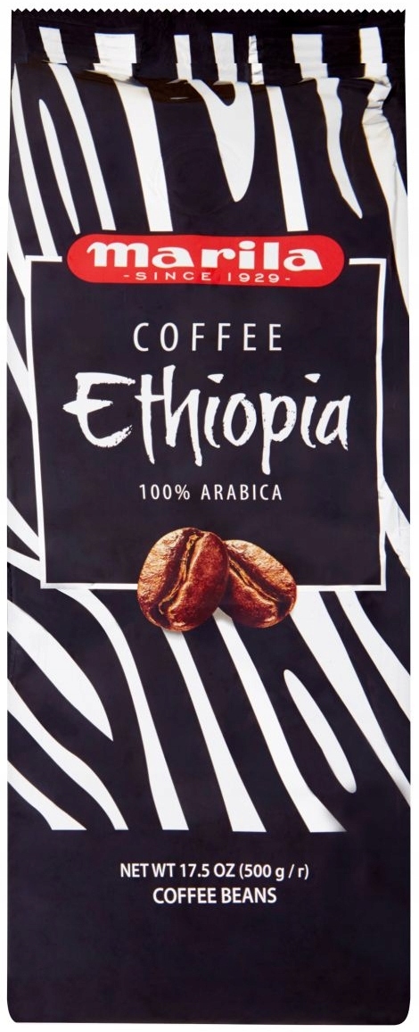 Levně Marila Ethiopia pražená zrnková káva 500g