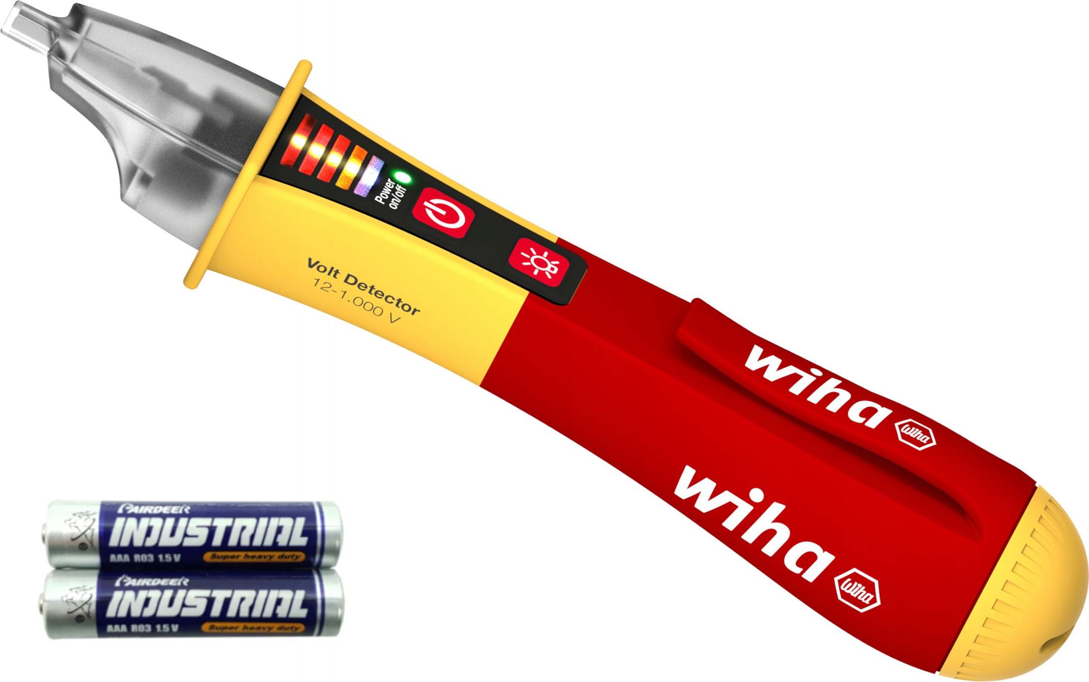 PRÓBNIK NAPIĘCIA BEZDOTYKOWY VOLT DETECTOR 12-1000V AC JEDNOBIEGUNOWY WIHA