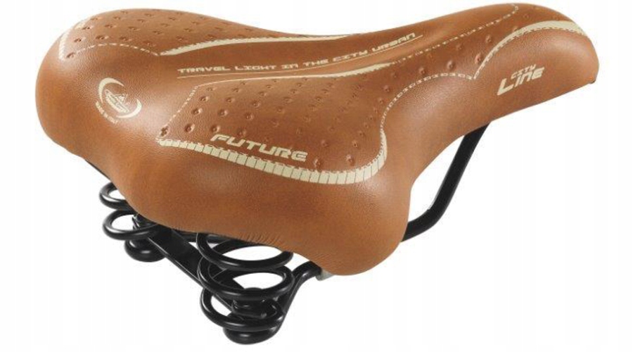 Siodełko Monte Grappa damskie City Line BRĄZOWE