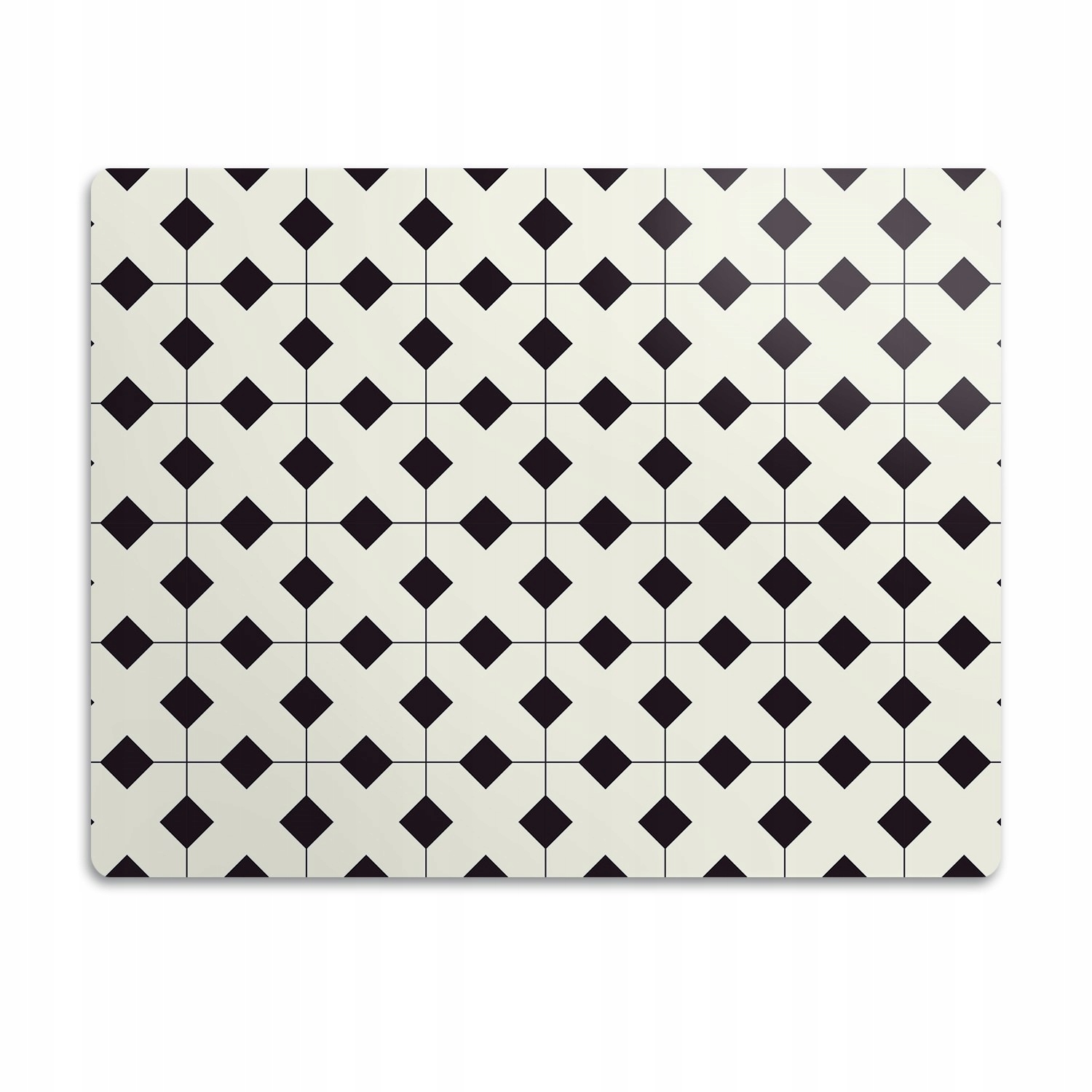 Levně Pružná podložka pod misku Geometrický vzor 60x40