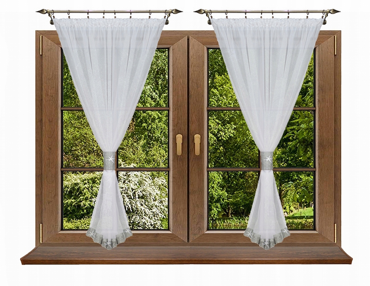 FIRANKI FIRANA FIRANKA GOTOWA WOAL TAŚMA CYRKONIE Wysokość produktu 210 cm