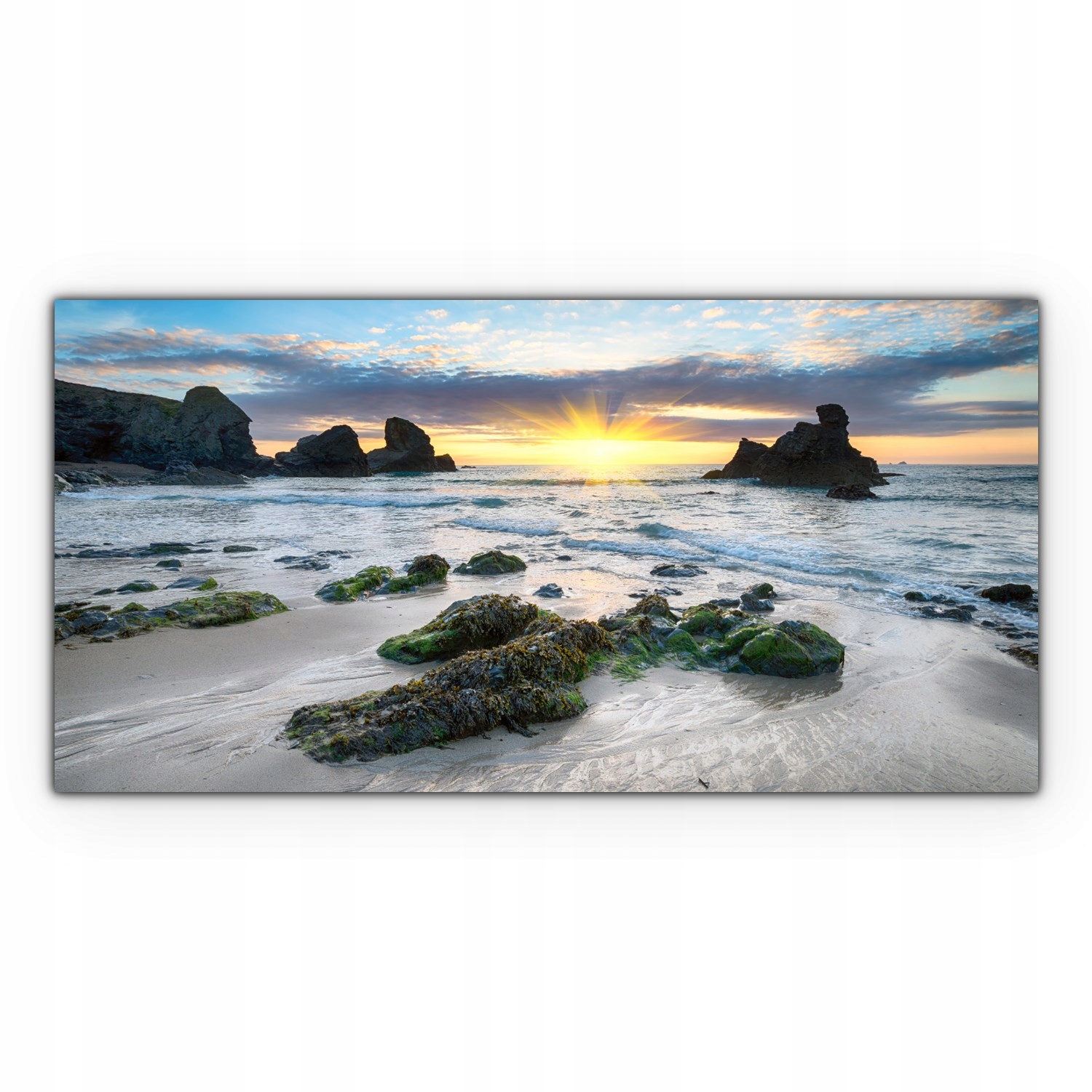 

Obraz na płótnie z foto 100x50 Plaża Zachód Słońca