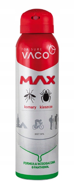 

Spray Vaco do odstraszania Komarów kleszczy 100 ml