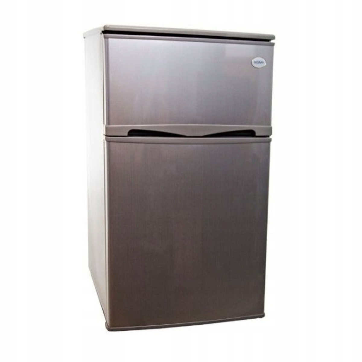 Mała lodówka z zamrażalnikiem 89L 85cm Inox