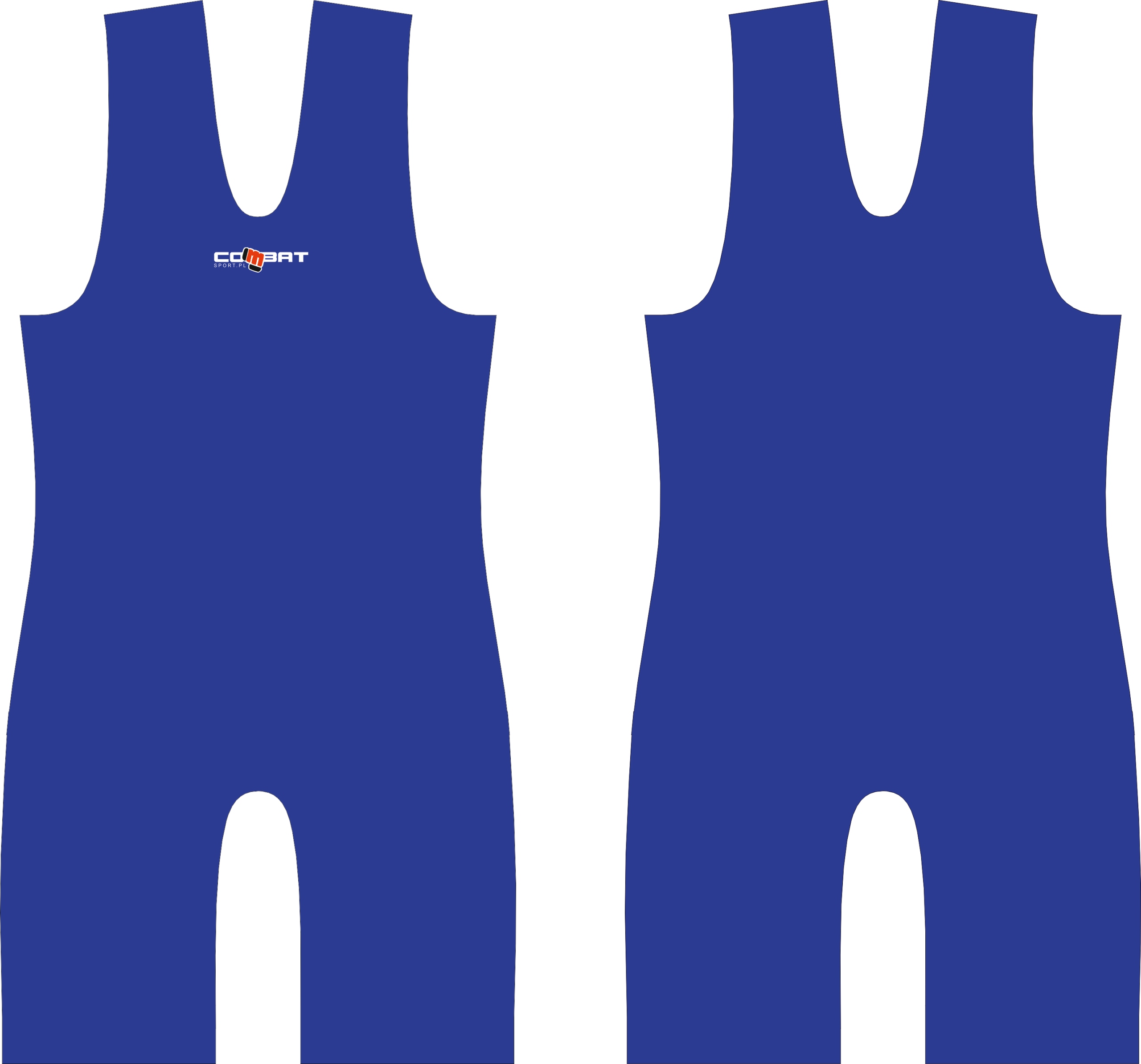 Kostium zapaśniczy COMBAT SPORT Classic dziecięcy - niebieski 4XS