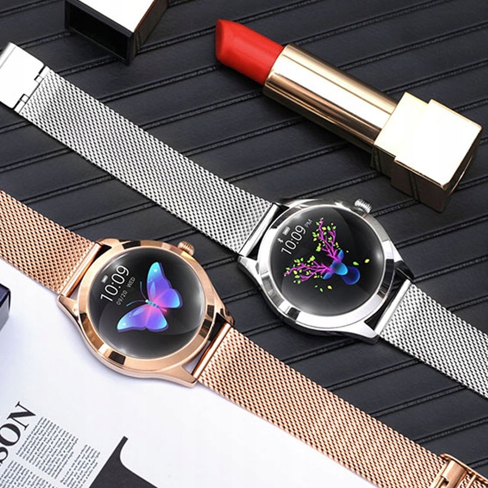 SMARTWATCH DAMSKI RKW10 motyl kot CIŚNIENIE KROKI Marka Roneberg