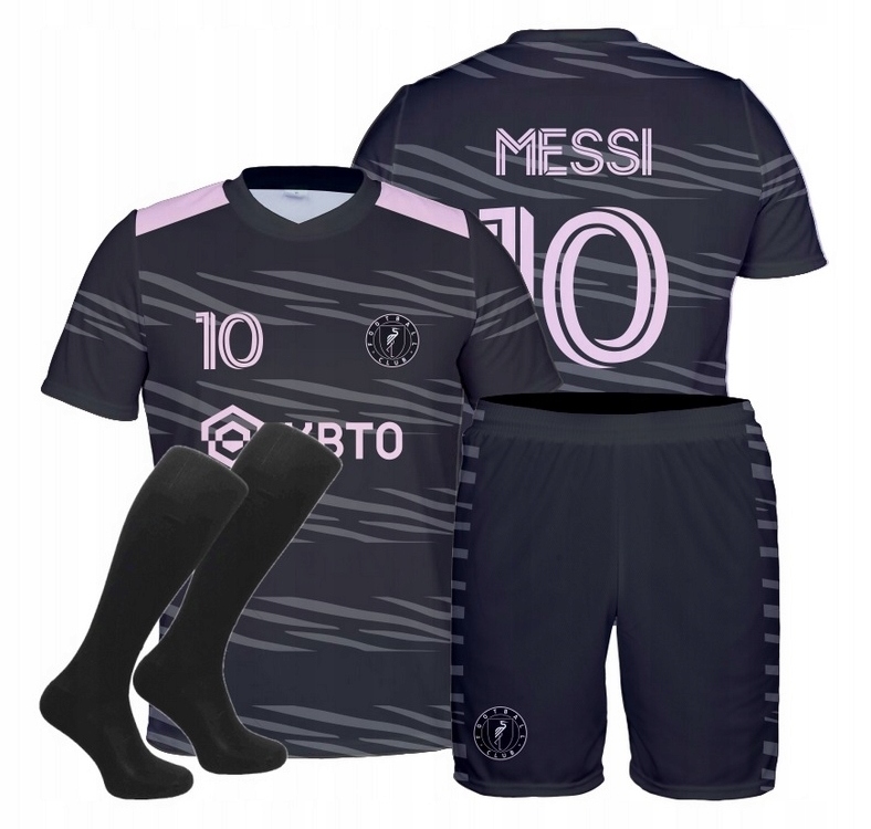 MESSI INTER MIAMI Komplet Piłkarski + getry 116 cm