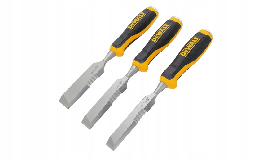 Dláto s boční řeznou hranou, sada 3 ks DeWALT