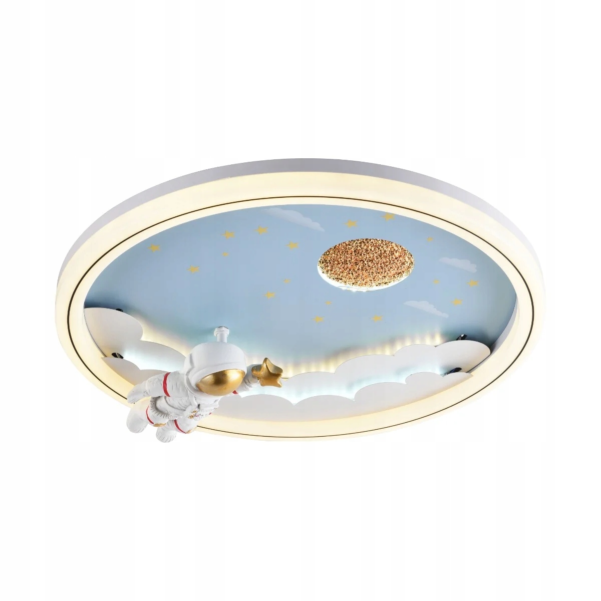 Stropné Svietidlo detský kozmonaut 15 cm Led 42 W modrý okrúhly Focus Zuma Line