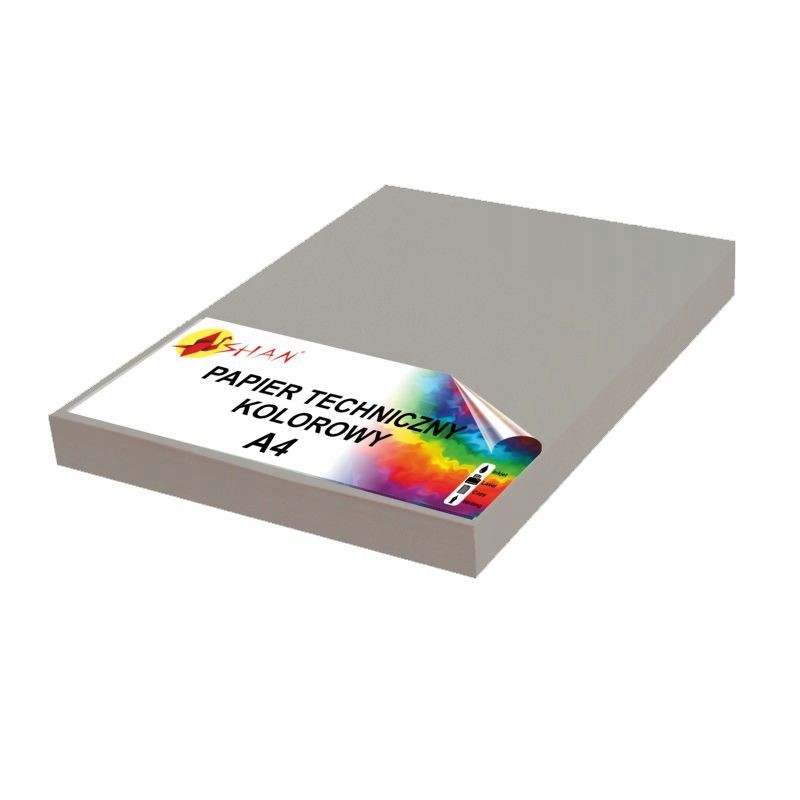 

Papier techniczny A4 200g szary3 50 arkuszy
