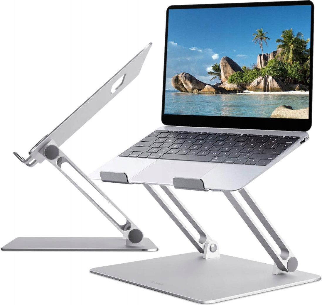 REGULOWANA PODSTAWKA DO LAPTOPA UCHWYT PREMIUM PRO WYSOKOŚĆ DO 27cm Stan opakowania oryginalne