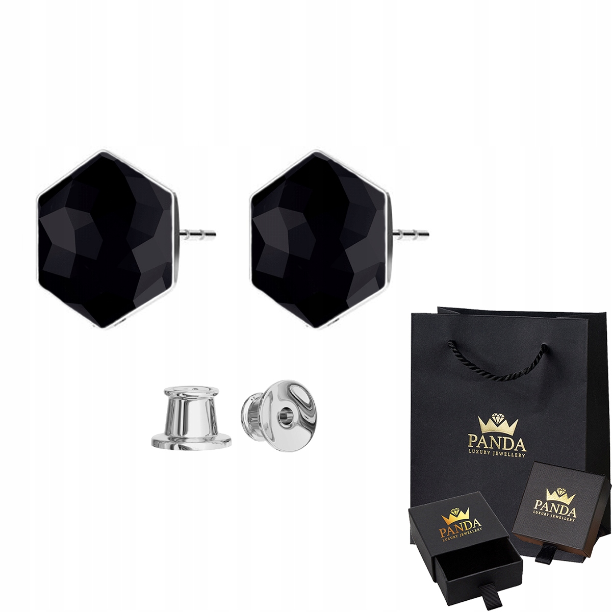 

Srebrne Kolczyki Sztyfty Swarovski Srebro 925