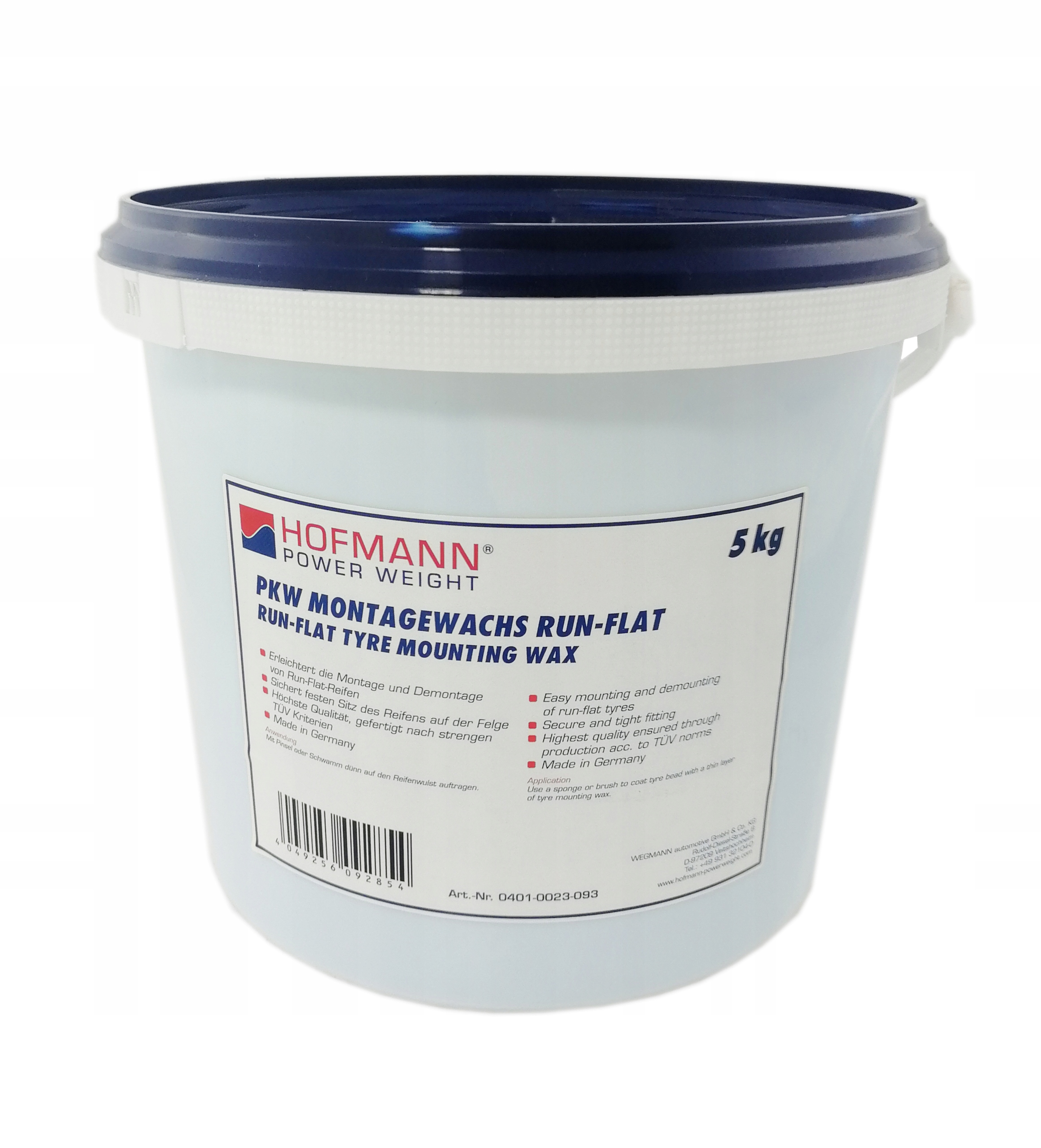 

Pasta Montażowa do opon 5kg Run-flat Hofmann