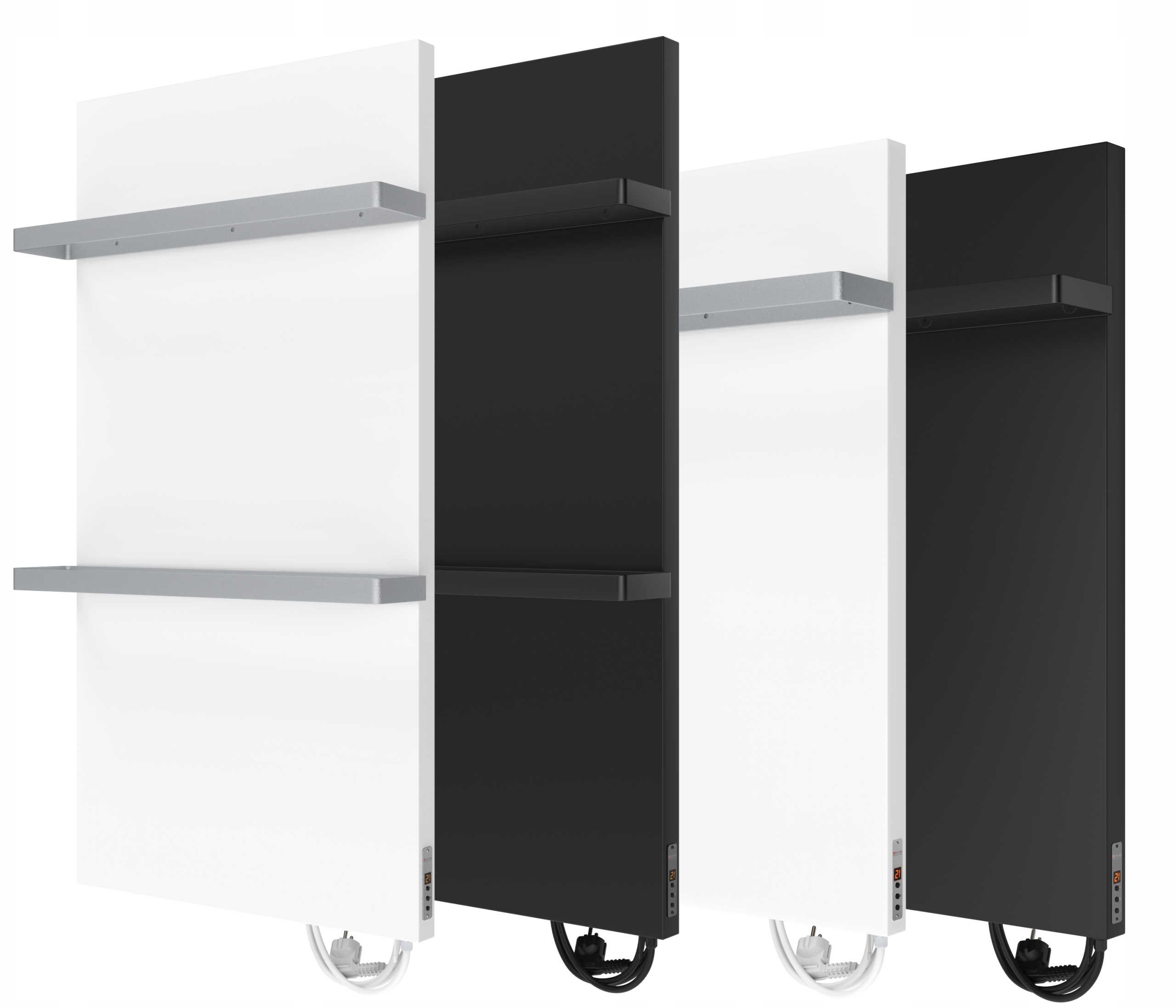 Grzejnik łazienkowy na podczerwień panel 550W 14m Funkcje programator czasowy