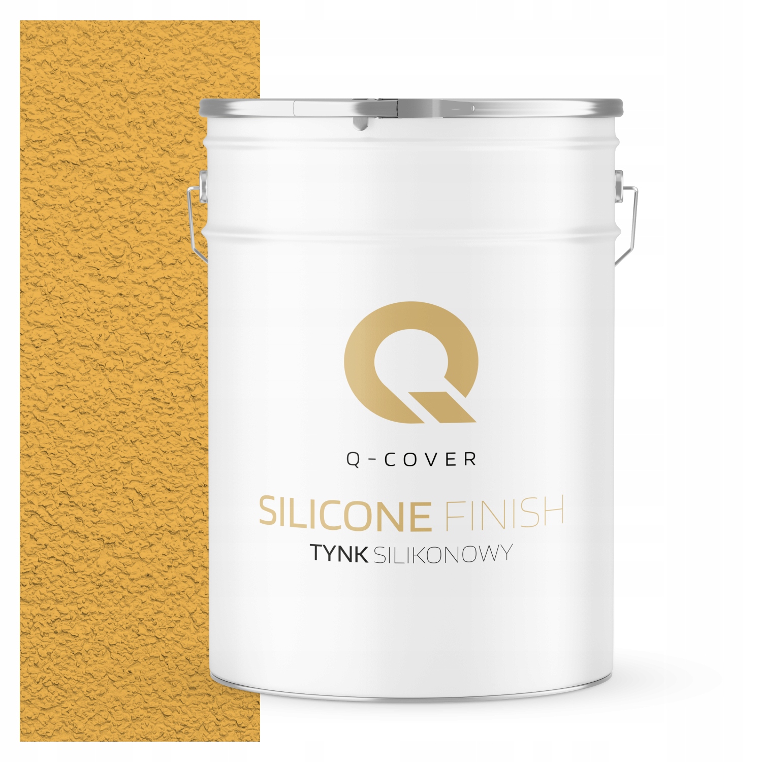 Silikonová Fasádní Omítka Žlutá Intenzivní 25 Kg Granulace 1.5 mm F636