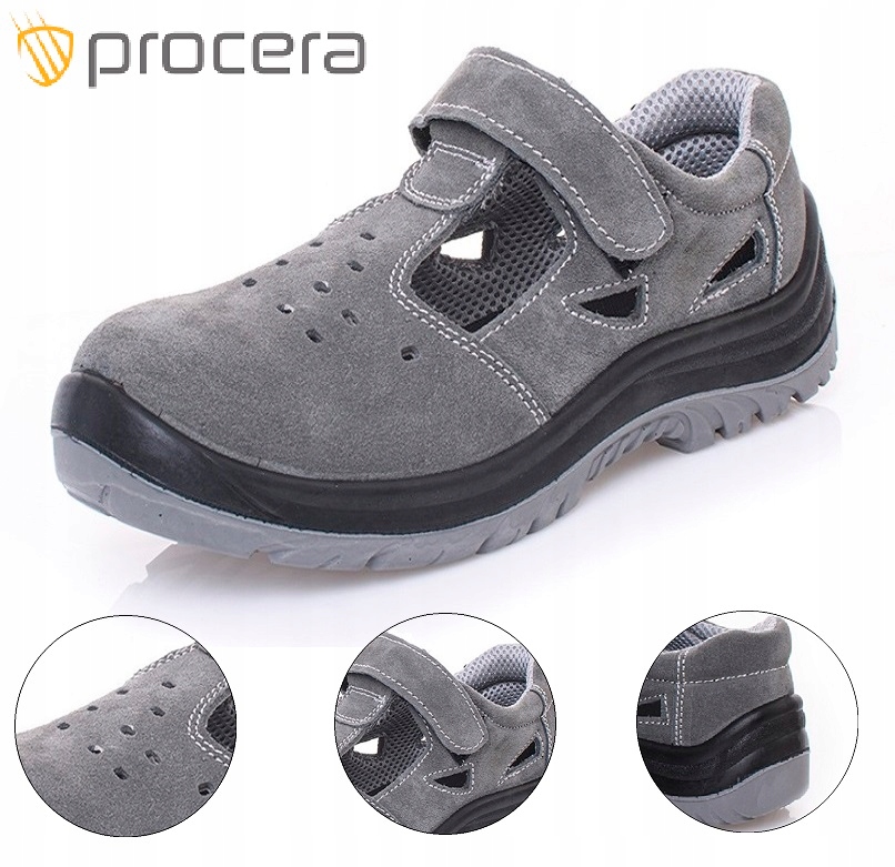 BUTY ROBOCZE SANDAŁY METALOWY NOSEK BAVARO S1 r.47 Rozmiar obuwia 47