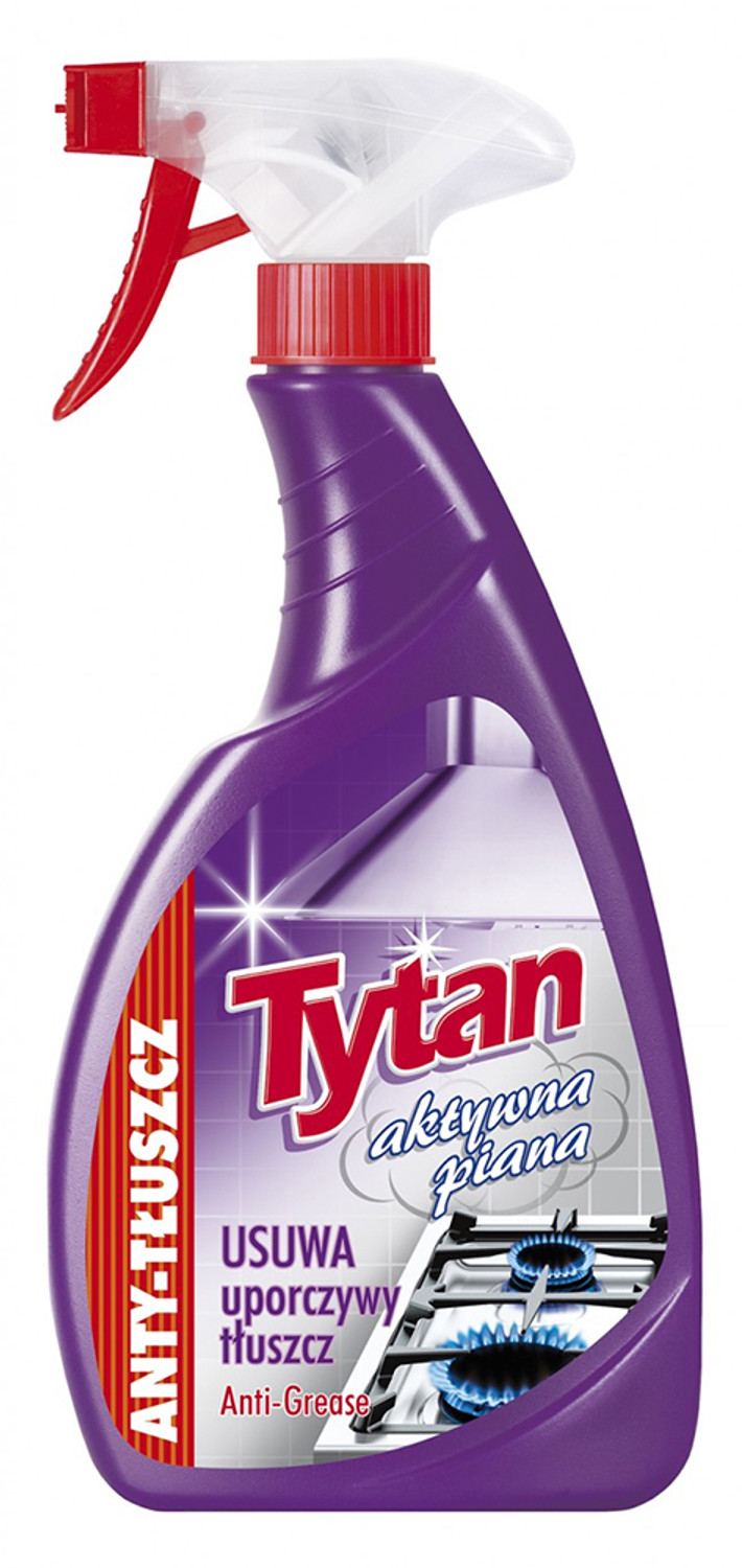 

Tytan anty-tłuszcz spray 500g aktywna piana