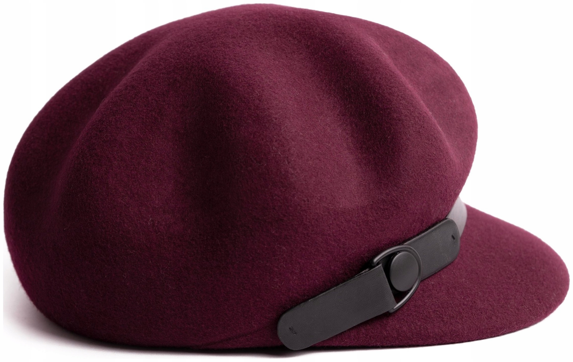 Dámská čepice Dorothy plstěný vlněný klobouk Bordó