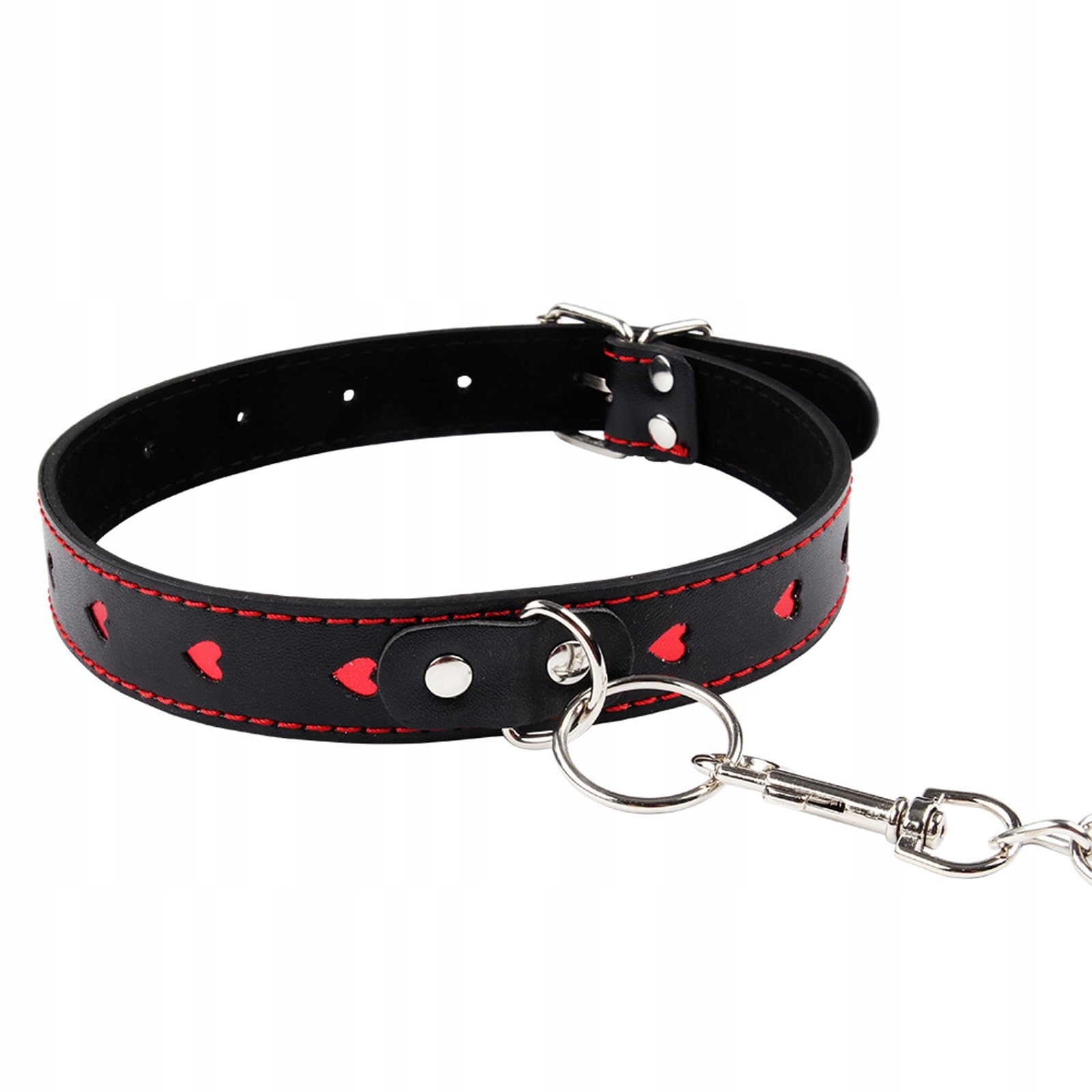 SUPKTHDY Skórzana Obroża Damska Choker Fetysz Dla Par — miniatura 8