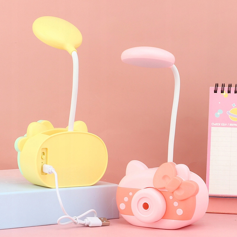 LAMPKA BIURKOWA NA BIURKO LAMPA LED Z TEMPERÓWKĄ Kolor olcha