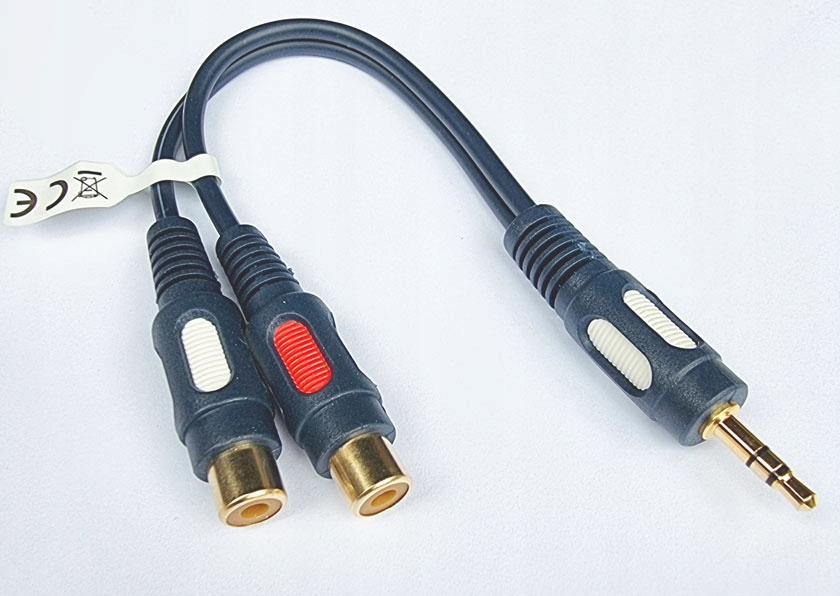 

adapter wt mini jack 2 gniazda rca Vitalco