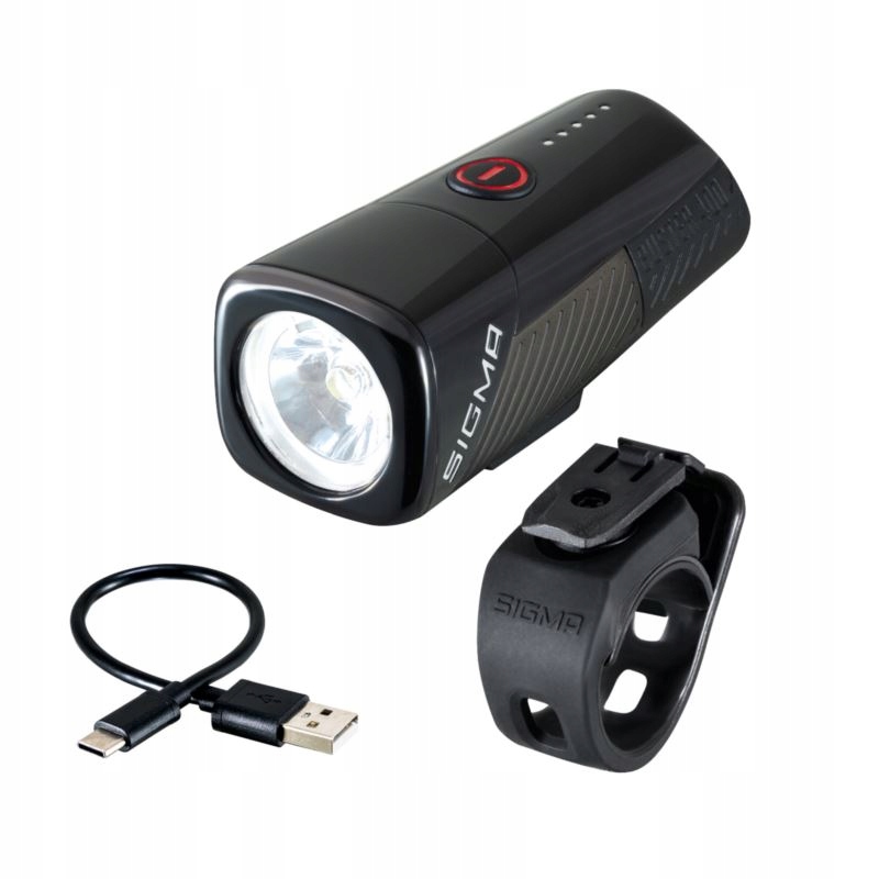 Sigma Buster 400 Fl černá přední světlo