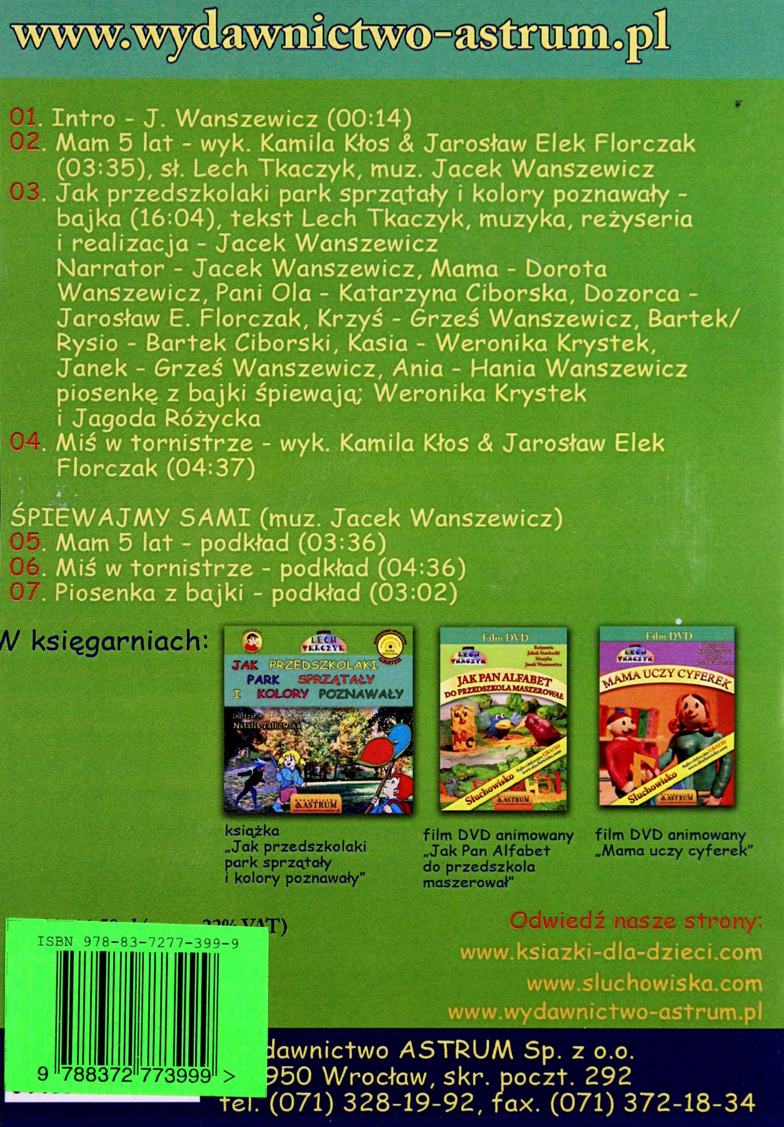 SŁUCHOWISKO. JAK PRZEDSZKOLAKI PARK SPRZĄTAŁY... ( Stan opakowania oryginalne