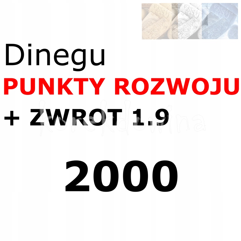 Dinegu 2000 PR +5x1.9 D Punkty Rozwoju FOE FORGE OF EMPIRES