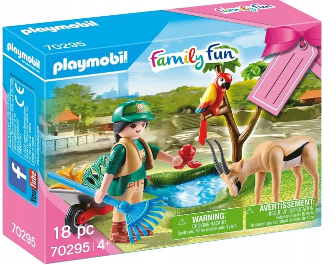 

Playmobil Family Fun 70295 Zoo opiekun z gazelą
