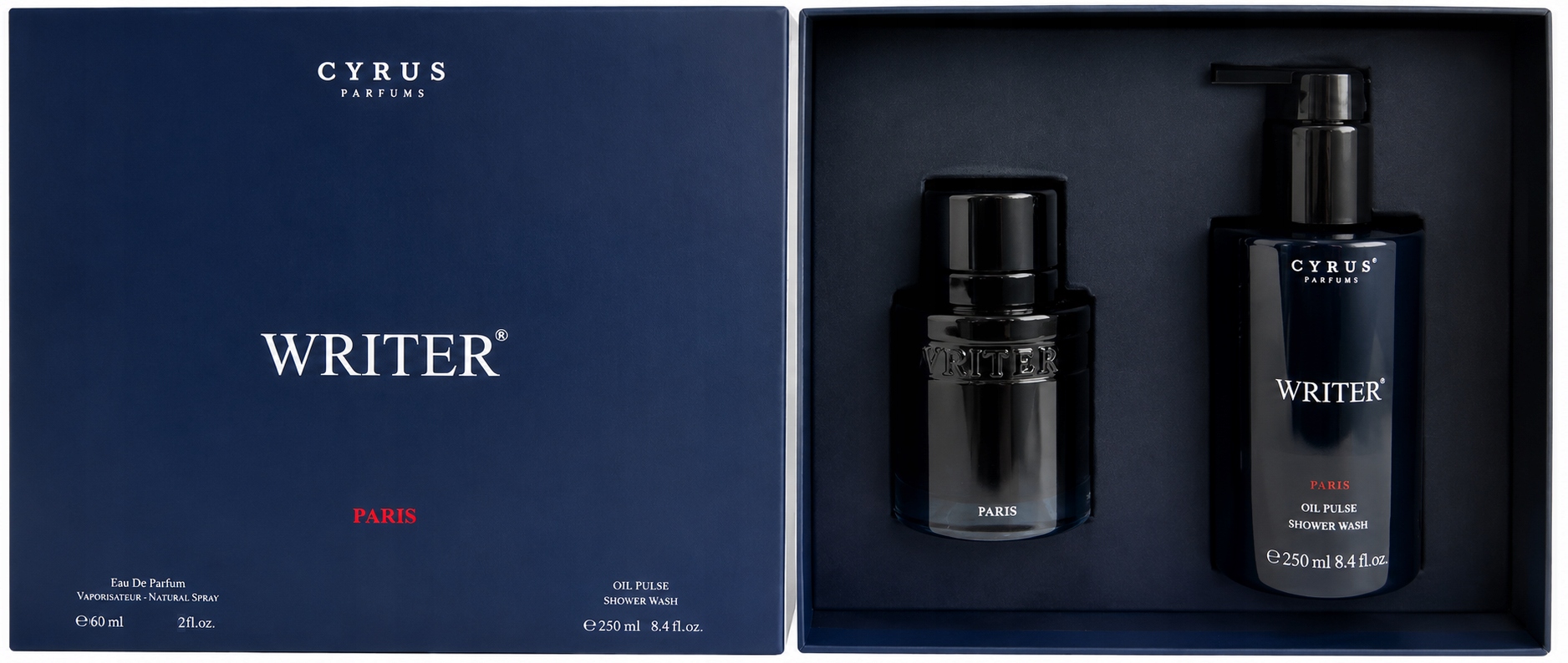 Cyrus Writer 60 Ml parfémovaná voda 250 ml sprchový gel