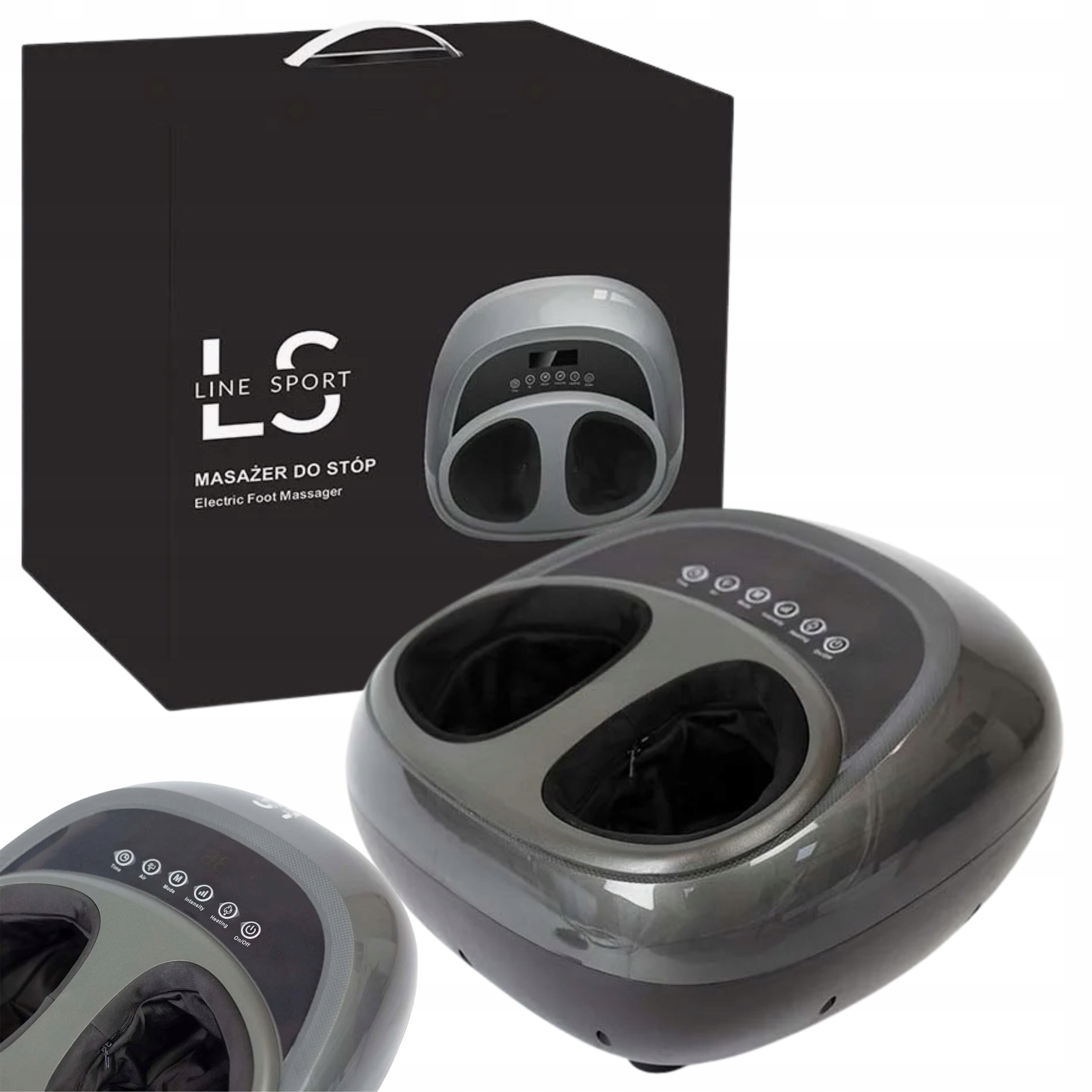 Masażer do Stóp Elektryczny Podgrzewający Relaksacyjny Line Sport