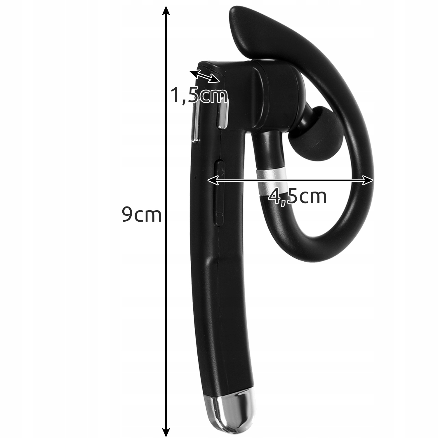 Słuchawka Bluetooth Bezprzewodowa Zestaw Słuchawkowy Rozmów Powerbank Etui Zasięg 10 m