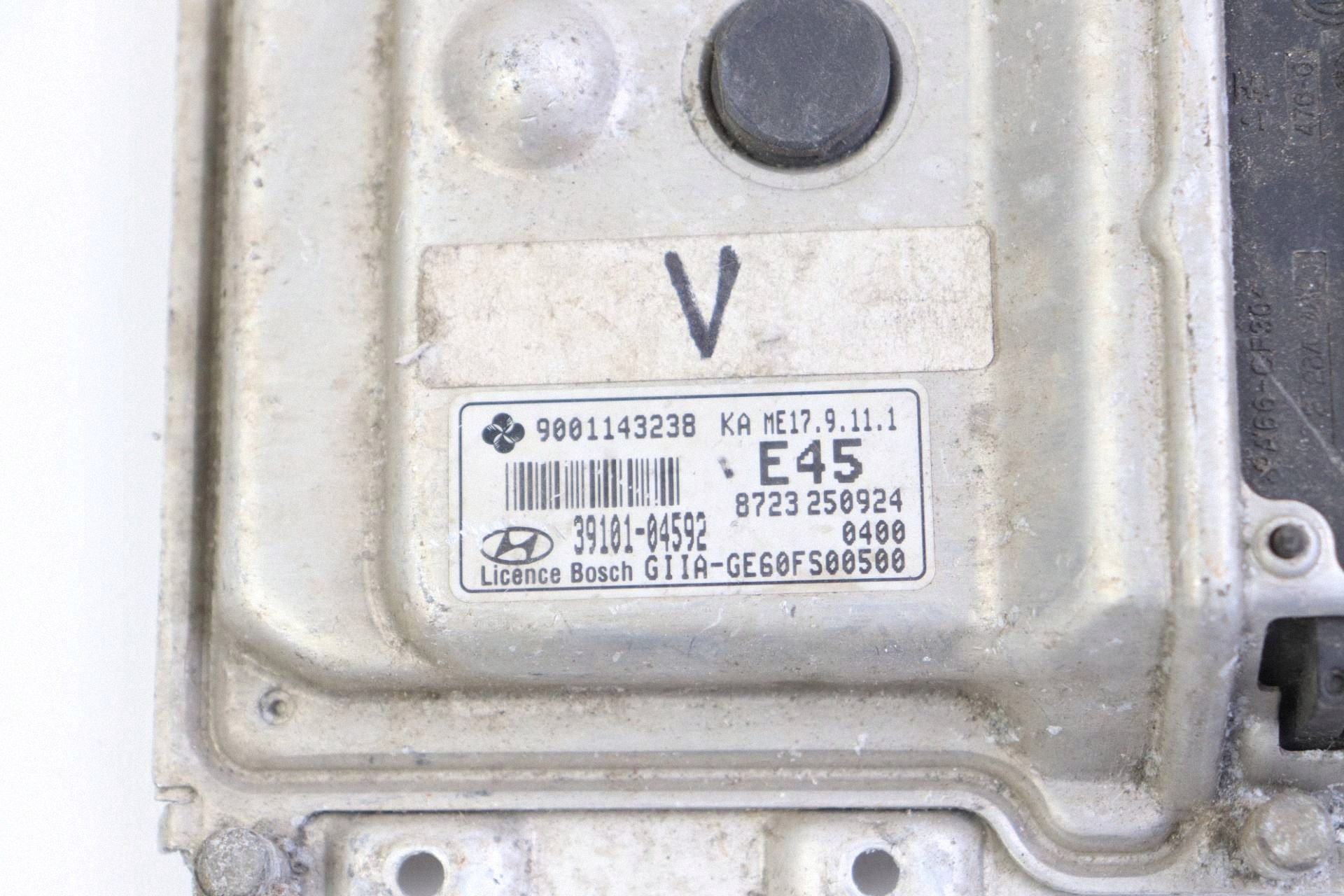 HYUNDAI i10 II module unité de commande électronique uce moteur ECU 1.0 39101-04592