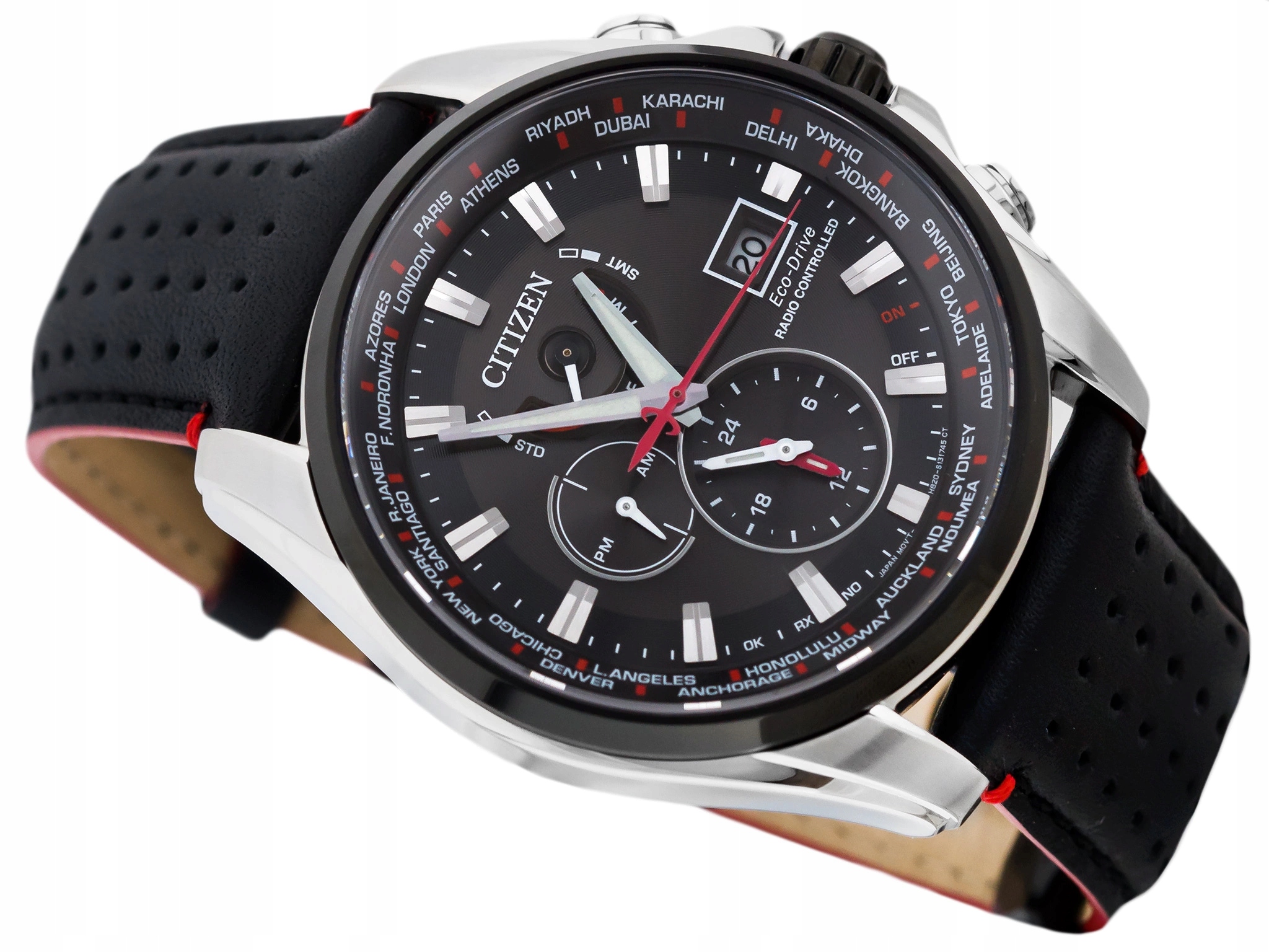 Pánské hodinky Citizen AT9036-08E řízené rádiem