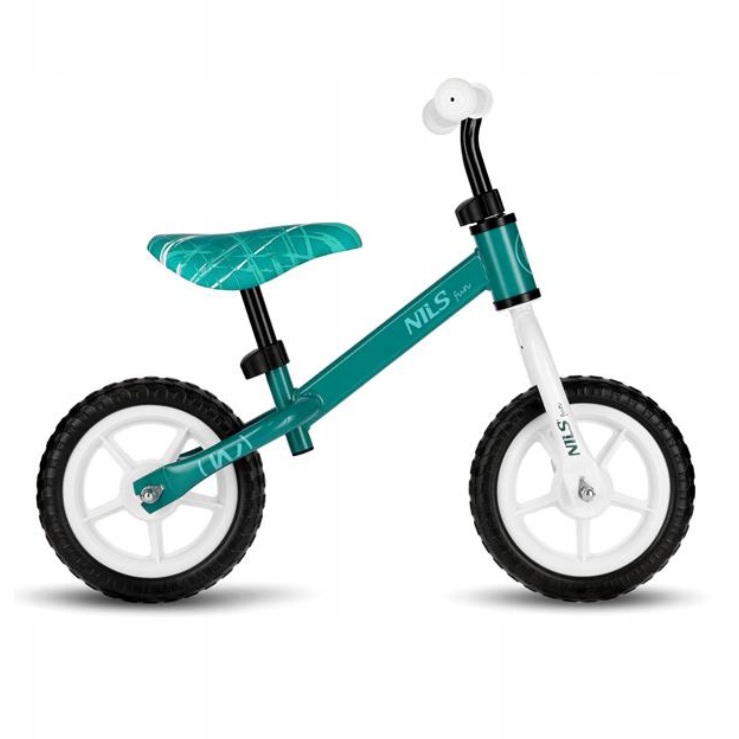 RB134 Rowerek Biegowy Zielony Koła 10'' Nils Fun