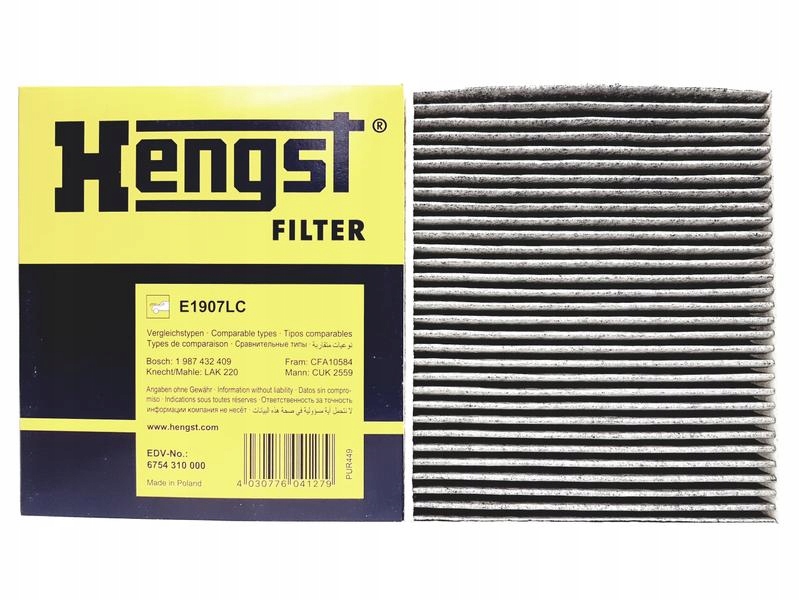 

Hengst Filtr Kabinowy Ford Focus C-max C-max