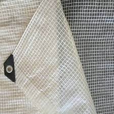 PLANDEKA PRZEŹROCZYSTA ZBROJONA MOCNA 4x4 +UV Szerokość 4 m