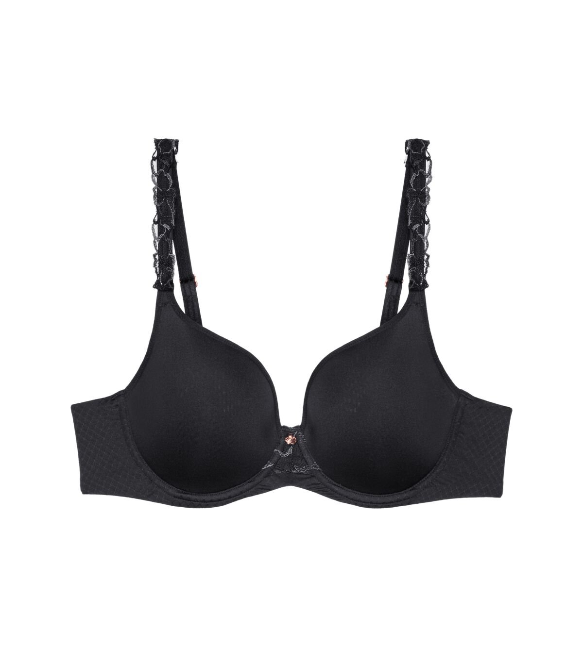 Podprsenka Triumph Wild Azalea Florale Wp Černá G 75 Vyztužená Podprsenka