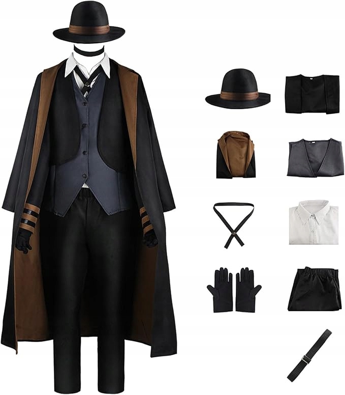 Kostým Chuuya Nakahara Cosplay Bungou Stray Dogs XL 2XL 176 182