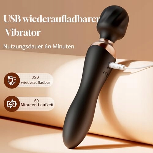 CACUOLA Wibrator Dildo 360° Zestaw Wibratorów Dla Kobiet Cichy Masażer — miniatura 7